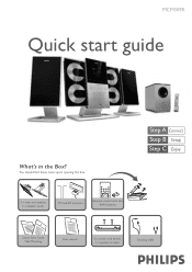 Philips MCM309R Quick start guide