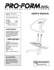ProForm 225c Stepper Uk Manual