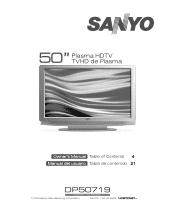 Sanyo DP50719 Owners Manual
