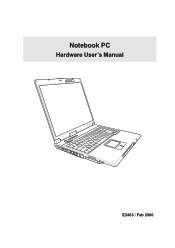 Asus A3E A3 User's Manual for English Edition (E2463)