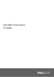 Dell PowerStore 7000X EMC PowerStore CLI Guide
