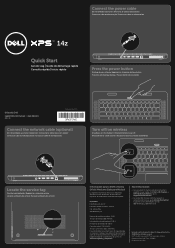 Dell XPS 14z Quick Start Guide (PDF)