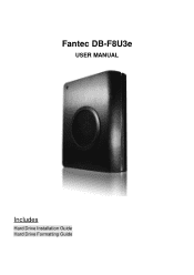 Fantec DB-F8U3e Manual