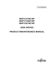 Fujitsu MAP3735NC Manual/User Guide