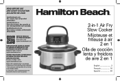 Hamilton Beach 33061 Use and Care Manual