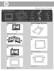HP df820 HP df770 Digital Picture Frame - Quick Start Guide