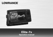 Lowrance Elite-7x HDI Operation Manual