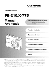 Olympus FE 200 FE-210 Manual Avançado (Português)