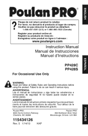 Poulan PP428C Owner Manual