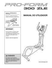 ProForm 300 Zle Elliptical Portuguese Manual