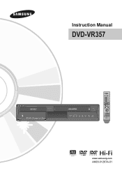 Samsung DVDVR357 User Manual (ENGLISH)