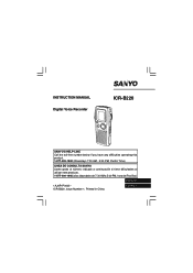 Sanyo ICR-B220 Instruction Manual