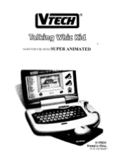 Vtech Talking Whiz Kid Frontier User Manual