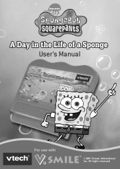Vtech V.Smile: SpongeBob SquarePants A Day in the Life of a Sponge User Manual