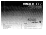 Yamaha K-07 Owner's Manual