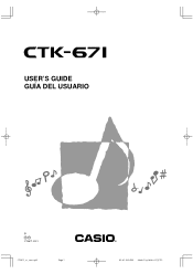 Casio CTK 671 User Guide