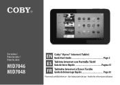 Coby MID7048 User Manual