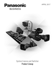 Panasonic AV-HS04M8 System Camera and Switcher Product Lineup Catalog
