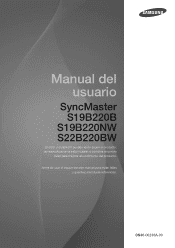 Samsung S19B220B User Manual Ver.1.0 (Spanish)