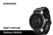 Samsung Galaxy Watch Bluetooth User Manual