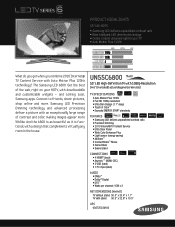 Samsung UN55C6800 Brochure
