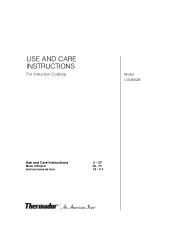 Thermador CIS365GB User Manual