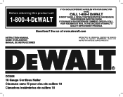 Dewalt DC608B Instruction Manual