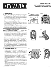 Dewalt DCST920B Instruction Manual - Replacing Guard