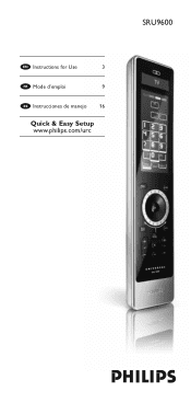 Philips SRU9600 User manual