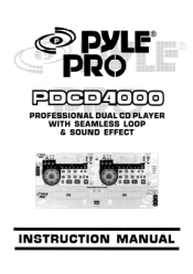 Pyle PDCD4000 PDCD4000 Manual 1