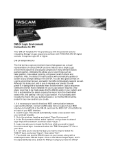TASCAM DM-24 Application-Specific Downloads Logic Template Instructions for PC 03-13-02