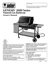 Weber Genesis 2 NG Owner Manual