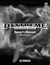 Yamaha DTXTREME Owner's Manual (basic Section)