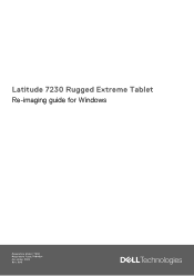 Dell Latitude 7230 Rugged Extreme Tablet Re-imaging guide for Windows