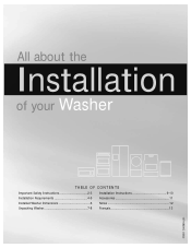 Frigidaire FAFW3511KB Installation Instructions