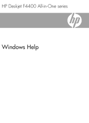 HP Deskjet F4400 Windows Help