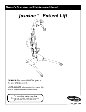 Invacare JASMINE Owners Manual