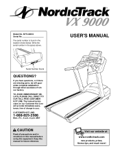 NordicTrack Vx9000 English Manual