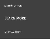 Plantronics M20 User Manual