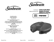 Sunbeam FPSBFCM40 User Manual