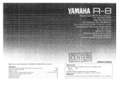 Yamaha R-8 Owner's Manual