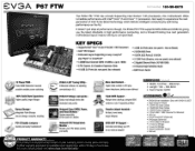EVGA P67 FTW PDF Spec Sheet