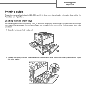 Lexmark C935 Printing guide