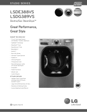 LG LSDE388VS Specification