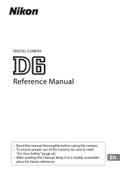 Nikon D6 Reference Manual
