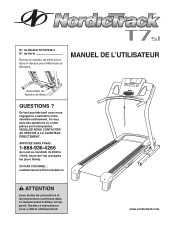 NordicTrack T7si Treadmill Canadian French Manual