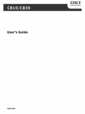 Oki C830dtn User Guide