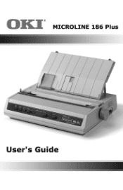 Oki MICROLINE 186 Plus - Serial Users Guide