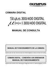 Olympus 300 Digital Stylus 300 Digital Manual de Consulta (Español)