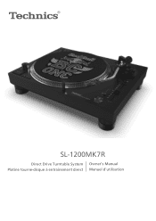 Panasonic SL-1200MK7R Owners Manual